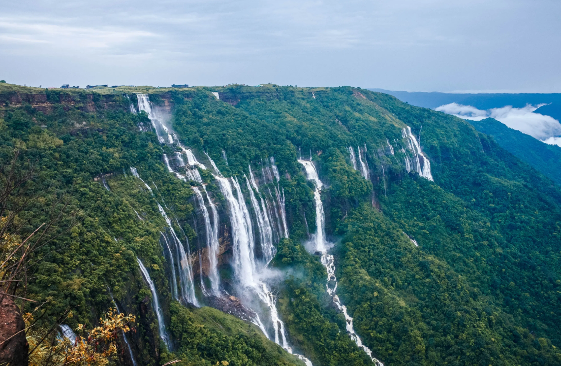 Cherrapunji_Seven_Sister_Falls